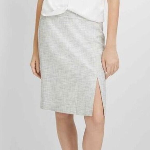 Club Monaco Incah Black White Tweed Skirt Size 0 Womens - Picture 1 of 7